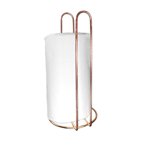 Porta Rolo Papel Toalha Rose Gold